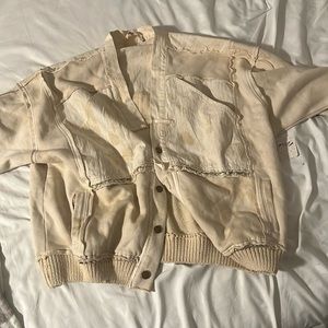 Free People Distressed jacket